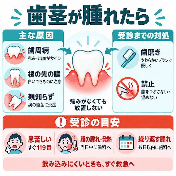 歯茎が腫れたら