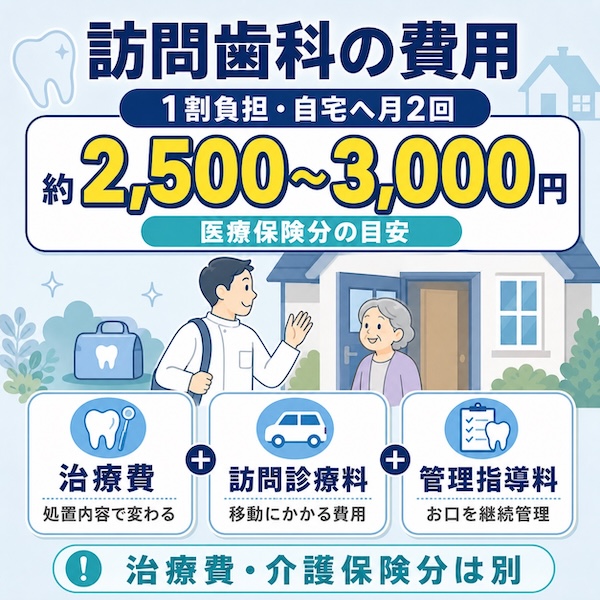 訪問歯科の費用